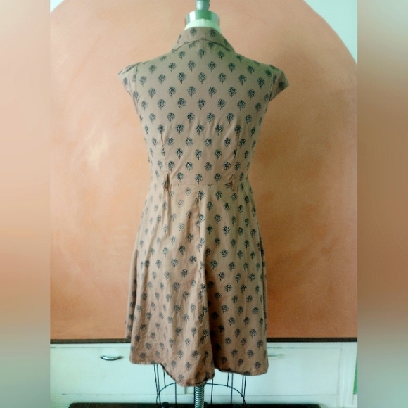 Modcloth Circus Clothing Charlotte Dress Cotton UK 14 / US 12 Vintage Retro VLV - Picture 3 of 5